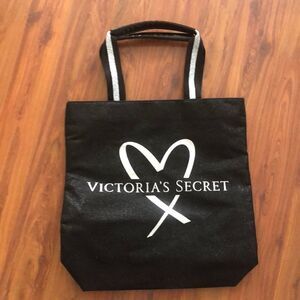Victoria’s Secret Black and silver tote bag